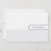 Invitations baby shower| Bleu de paix (Dos)