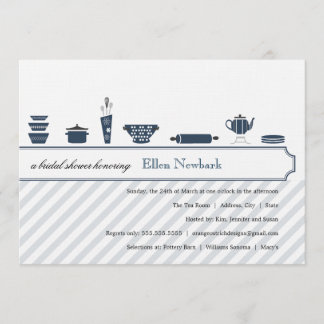 Invitations baby shower| Bleu de paix
