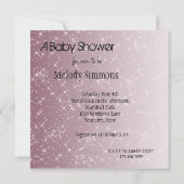 Invitations Baby shower rose Star (Dos)