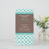 INVITATIONS baby showers :: Bonjour bébé 1 (Debout devant)