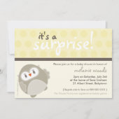 INVITATIONS baby showers :: dancing owl 6L (Dos)