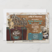 Invitations Baby showers d'aventure (Devant)