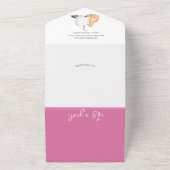 Invitations Baby showers de bois (Dehors)