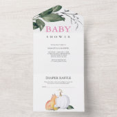 Invitations Baby showers de bois (À l'intérieur)