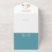 Invitations Baby showers de bois (Dehors)