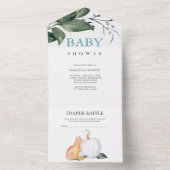 Invitations Baby showers de bois (À l'intérieur)