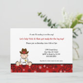 Invitations Baby showers de Little Cowboy (Debout devant)