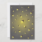 Invitations Baby showers de lucioles de tableau Ma (Dos)