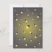 Invitations Baby showers de lucioles de tableau Ma (Dos)