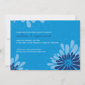 INVITATIONS baby showers :: fleurs modernes 8L (Devant)