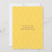 INVITATIONS baby showers :: gouttes de pluie 10P (Dos)