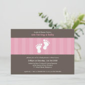 INVITATIONS baby showers :: happy pieds 1L (Debout devant)
