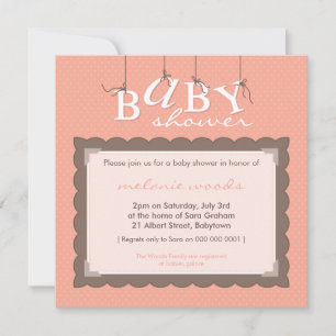 INVITATIONS baby showers :: lettres de bébé 5SQ