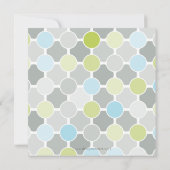 INVITATIONS baby showers :: taches de fizzy 1SQ (Dos)