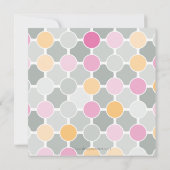 INVITATIONS baby showers :: taches de fizzy 3SQ (Dos)