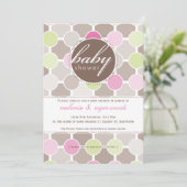 INVITATIONS baby showers :: taches de fizzy 4P (Debout devant)