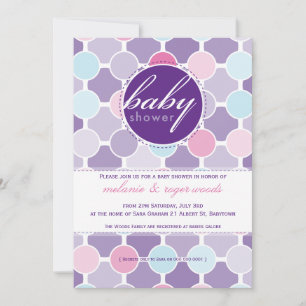 INVITATIONS baby showers :: taches de fizzy 6P