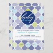 INVITATIONS baby showers :: taches de fizzy 6P (Devant / Derrière)