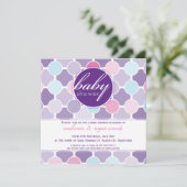 INVITATIONS baby showers :: taches de fizzy 7SQ (Debout devant)