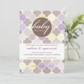 INVITATIONS baby showers :: taches de fizzy 8P (Debout devant)