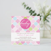 INVITATIONS baby showers :: taches de fizzy 9SQ (Debout devant)