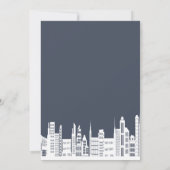 Invitations Baby showers urbains (Dos)