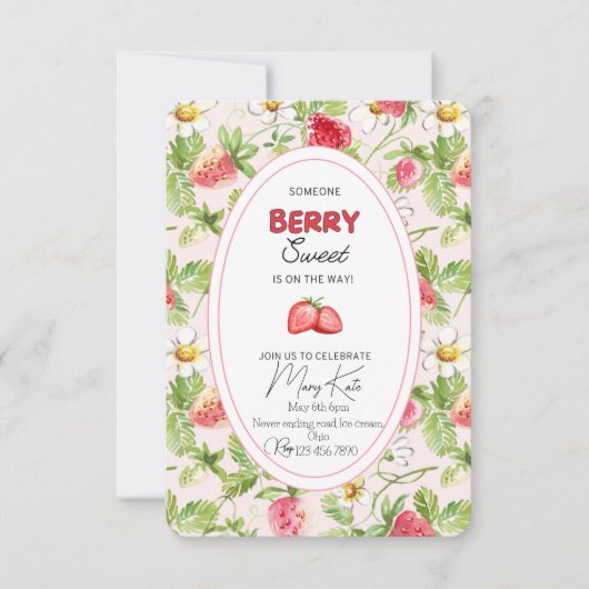 Invitations Babyshower (Devant)