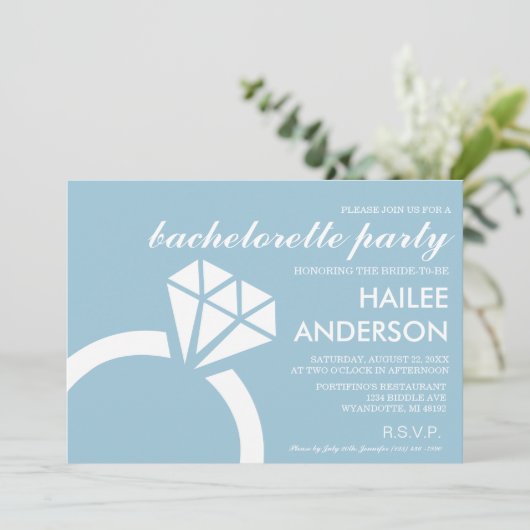 Invitations Bachelorette | MARIAGE (Debout devant)