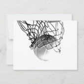 Invitations Ballon de Basket (Devant)