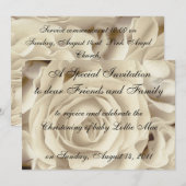 Invitations Baptême Christening Modèles (Devant / Derrière)