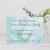 Invitations Baptême Christening Modèles (Debout devant)