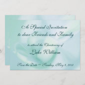 Invitations Baptême Christening Modèles (Devant / Derrière)