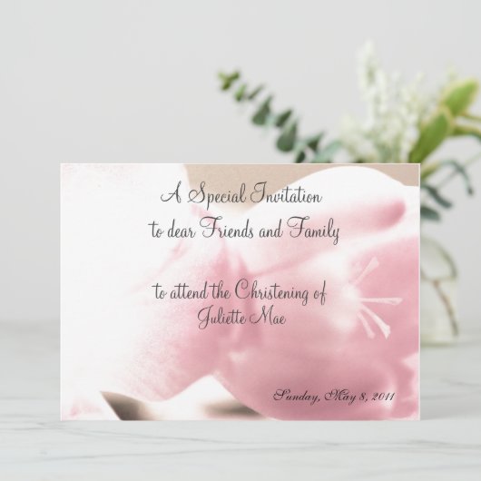 Invitations Baptême Christening Modèles (Debout devant)