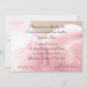 Invitations Baptême Christening Modèles (Dos)