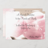 Invitations Baptême Christening Modèles (Devant / Derrière)