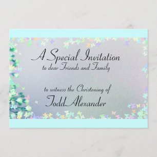 Invitations Baptême Christening Modèles