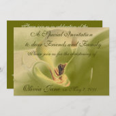 Invitations Baptême Christening Modèles (Devant / Derrière)