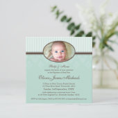 Invitations BAPTISM :: béni 1SQ (Debout devant)