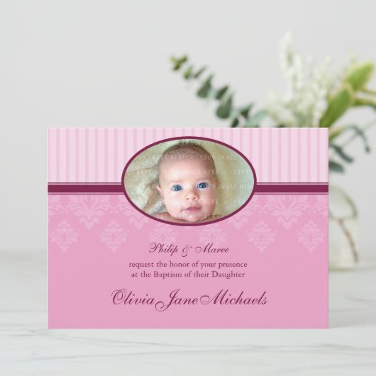 Invitations BAPTISM :: béni 3L (Debout devant)