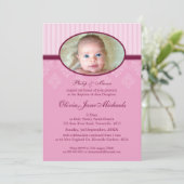 Invitations BAPTISM :: béni 3P (Debout devant)