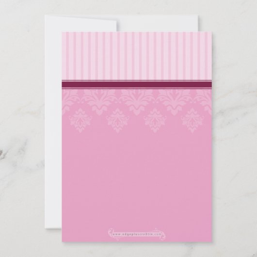 Invitations BAPTISM :: béni 3P (Dos)