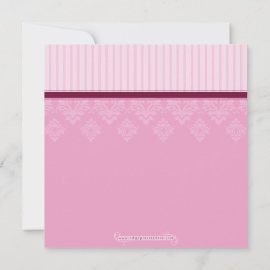 Invitations BAPTISM :: béni 3SQ (Dos)