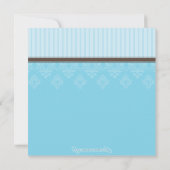 Invitations BAPTISM :: béni 6SQ (Dos)