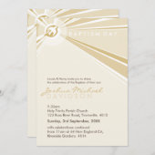 Invitations BAPTISM :: colombe moderne 2P (Devant / Derrière)