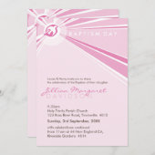 Invitations BAPTISM :: colombe moderne 8P (Devant / Derrière)