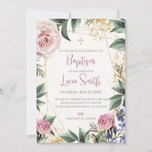 Invitations baptismaux pour invitations de baptême