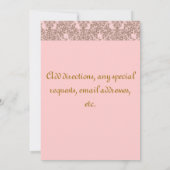 Invitations BAPTISME DOMMAQUES ROSES POUR LES FILL (Dos)