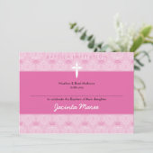 INVITATIONS BAPTISME STYLISH :: jolie 2aL (Debout devant)