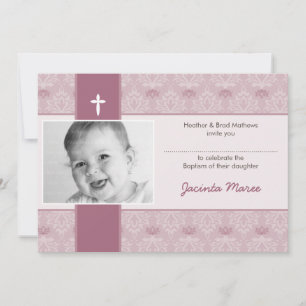 INVITATIONS BAPTISTES STYLISH :: joli 8aL