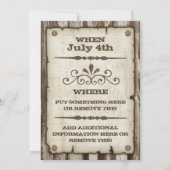 Invitations barbecues de style Recherché (Dos)